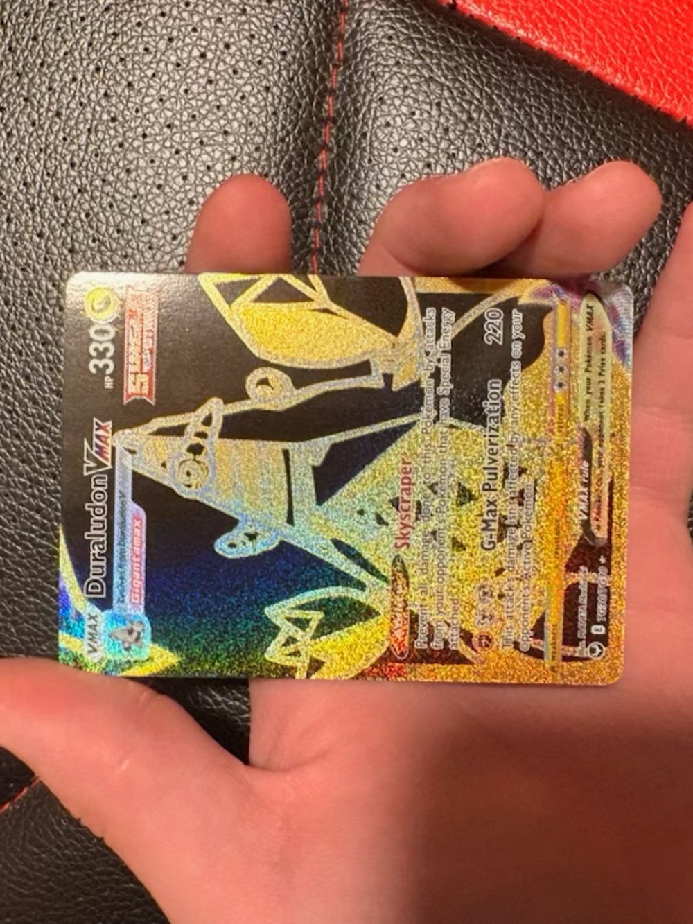 Pokemon Holographic Duraludon VMAX Card